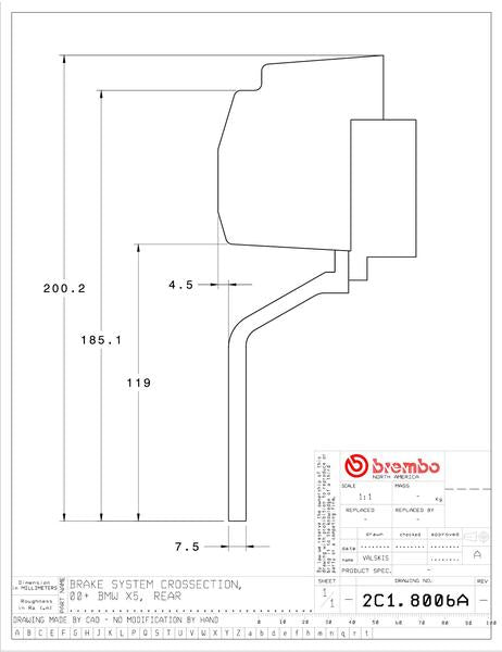 brembo GT-KIT BMW X5 E53 2000〜2006 2C1.8006A/2C2.8006A