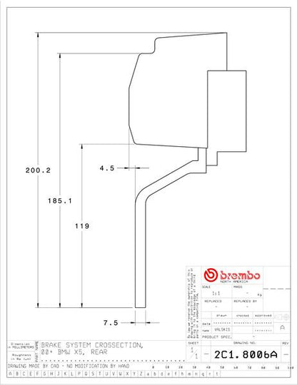 brembo GT-KIT BMW X5 E53 2000〜2006 2C1.8006A/2C2.8006A