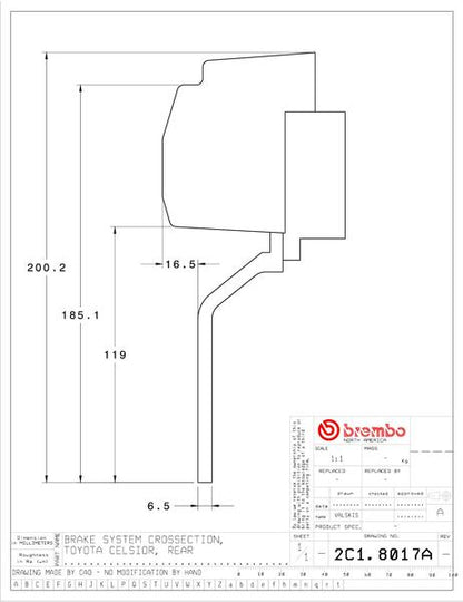 brembo GT-KIT レクサス LS430 2001〜2006 2C1.8017A/2C2.8017A