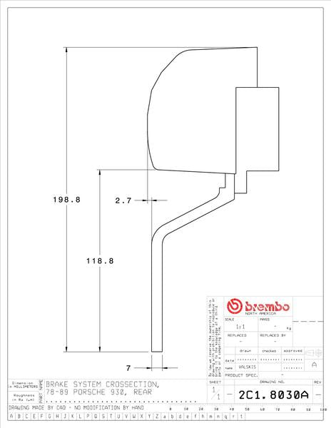 brembo GT-KIT PORSCHE 930 1980〜1989 2C1.8030A/2C2.8030A