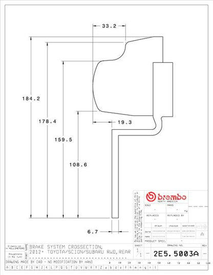 brembo GT-KIT スバル WRX 2015〜2017 2E4.5003A/2E5.5003A