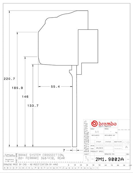 brembo GT-KIT FERRARI 360モデナ 2004〜2004 2M1.9002A/2M2.9002A
