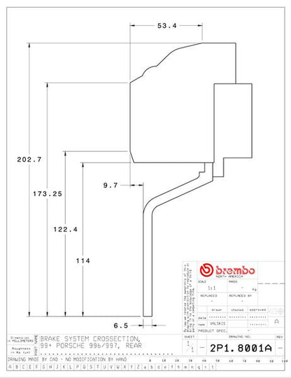 brembo GT-KIT PORSCHE 997 2006〜2011 2P1.8001A/2P2.8001A