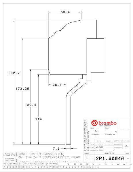 brembo GT-KIT BMW Z4 E85/E86 2006〜2008 2P1.8004A/2P2.8004A