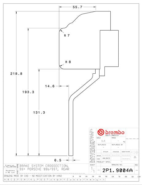 brembo GT-KIT PORSCHE 996 1999〜2004 2P1.9004A/2P2.9004A