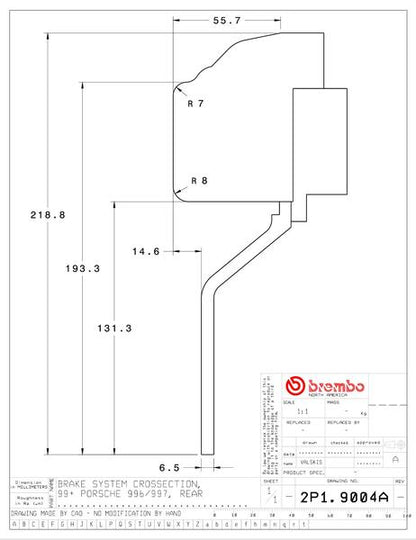 brembo GT-KIT PORSCHE 996 2004〜2005 2P1.9004A/2P2.9004A