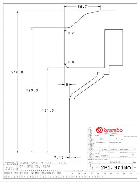 brembo GT-KIT BMW X5 E70 2007〜2012 2P1.9010A/2P2.9010A