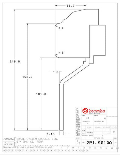 brembo GT-KIT BMW X5 E70 2007〜2012 2P1.9010A/2P2.9010A