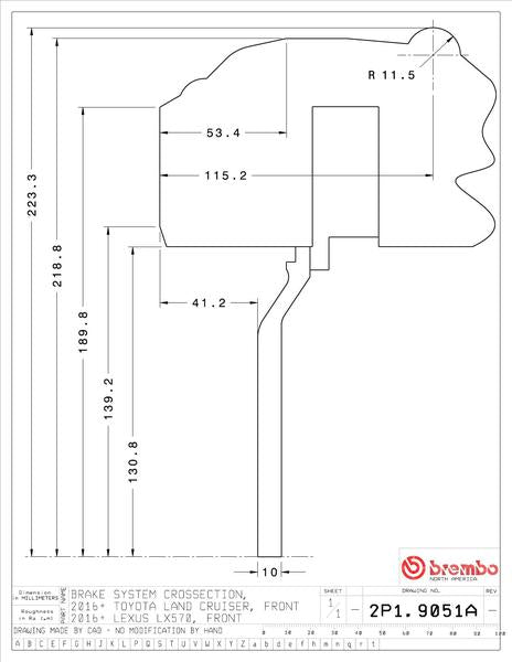 brembo GT-KIT トヨタ ランドクルーザー 2015〜 2P1.9051A/2P2.9051A