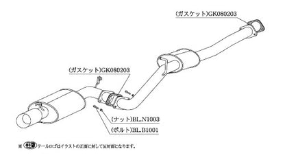 柿本改 Kakimoto.R スープラ E-GA70(H) 1986/2〜1993/5 【TS315】 マフラー カキモト カキモト カキモトR