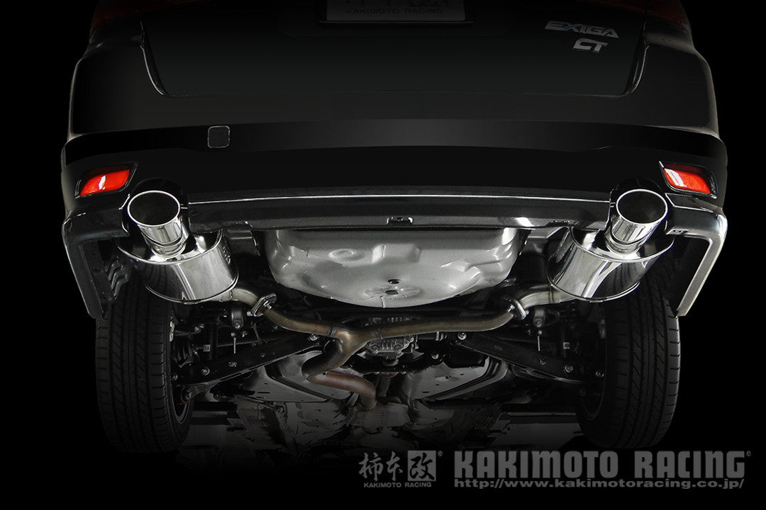 柿本改 KRnoble Ellisse クリスタル エクシーガ CBA-YA5 2008/6〜2010/3 【B51332A】 マフラー カキモト カキモト KRノーブルエリッセ クリスタル