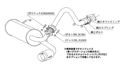 バモス HM2 マフラー 柿本改 ハイパーGTボックスRev. H41344 KAKIMOTO