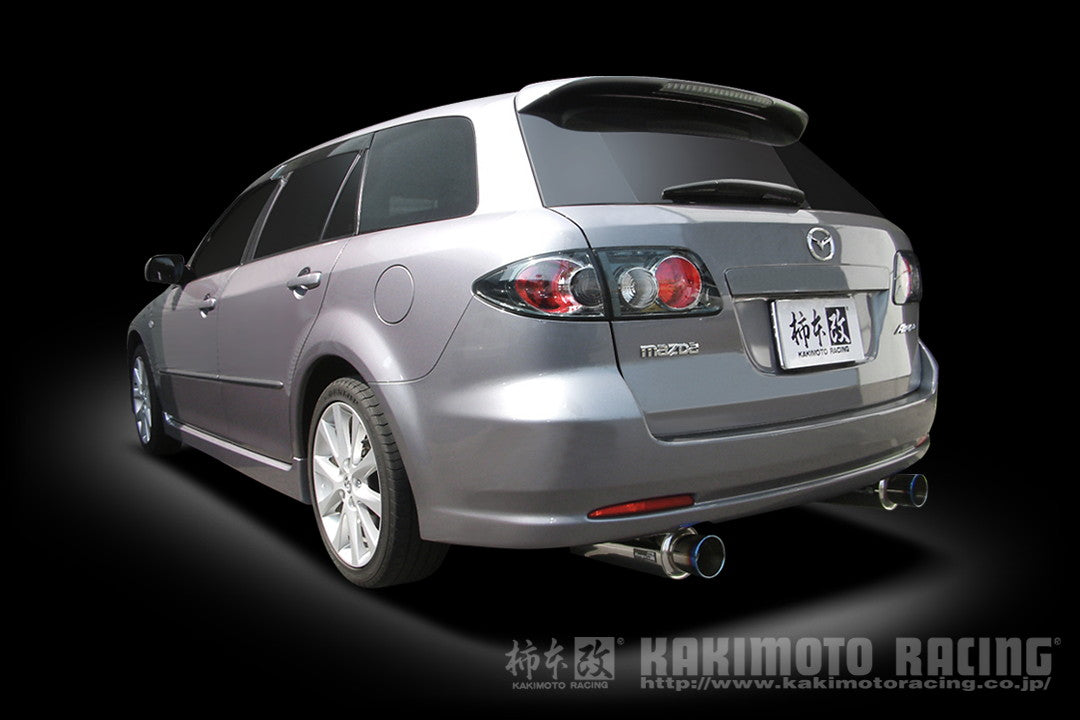 柿本改 Regu.06 & R アテンザスポーツワゴン DBA-GY3W '05 6_M C後 2005/6〜2008/1 【Z21310】 マフラー カキモト カキモト レグ06 & R