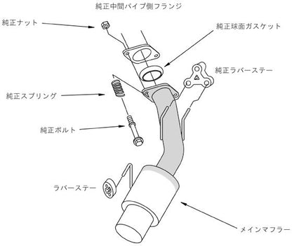 HKS ハイパワー409 ホンダ ゼストスパーク DBA-JE1 2008/12〜 31006-AH006