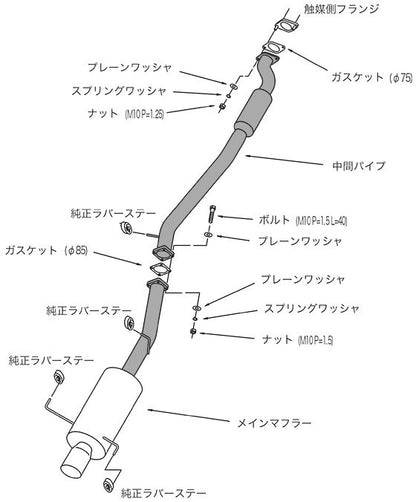 HKS ハイパワー409 ニッサン スカイライン E-ECR33 1993/09〜1998/05 31006-AN014