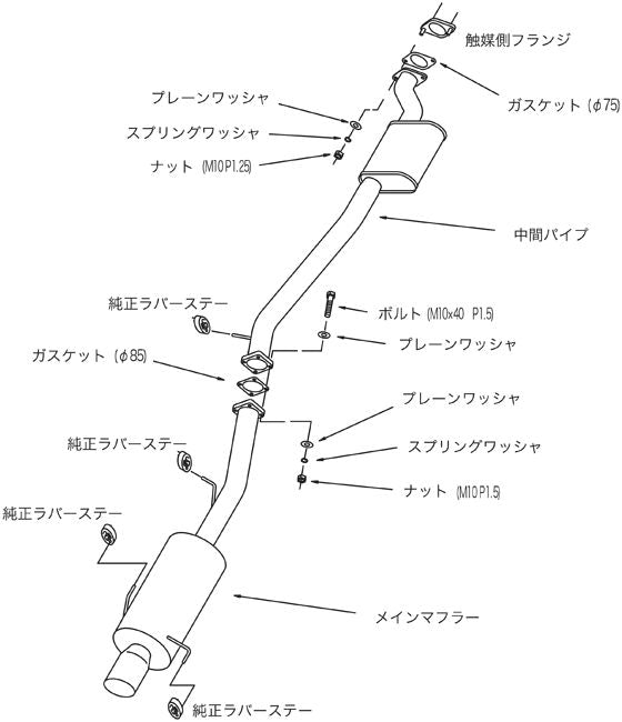 HKS サイレントハイパワー ニッサン スカイラインGT-R E-BCNR33 1995/01〜1998/12 31019-AN006