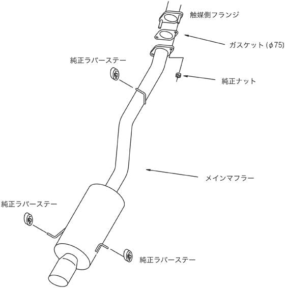 RX-7 FD3S マフラー HKS サイレントハイパワー 31019-AZ002 RX7