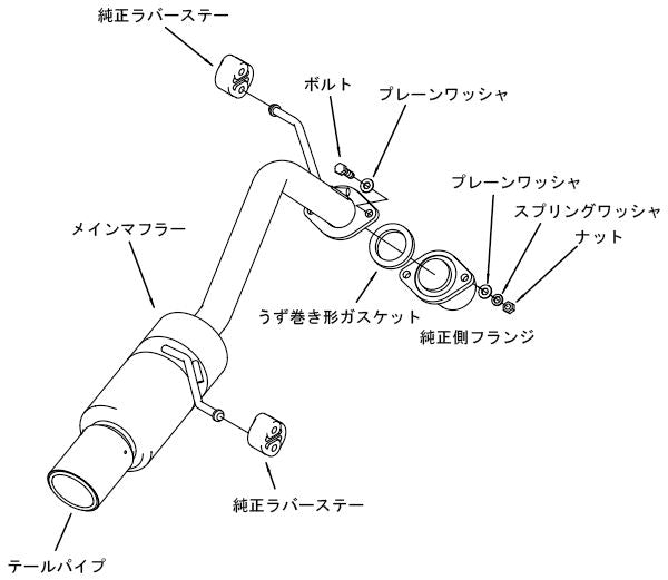 HKS ハイパワー スペックL II マツダ デミオ LDA-DJ5FS 2014/09〜2019/08 31019-AZ108