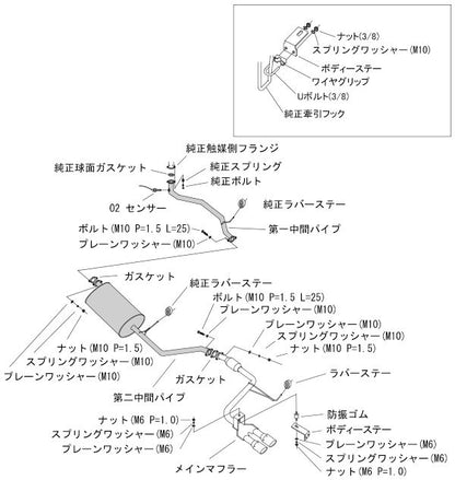 HKS クールスタイルII ダイハツ キャストアクティバ DBA-LA250S 2015/09〜 31028-AD011
