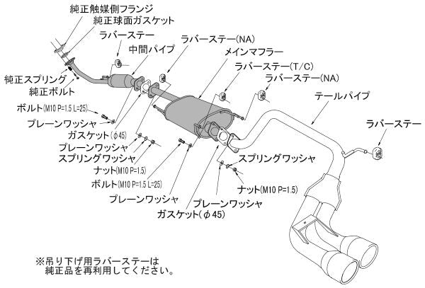 N-ONE JG1 マフラー HKS クールスタイルII 31028-AH009 クールスタイル