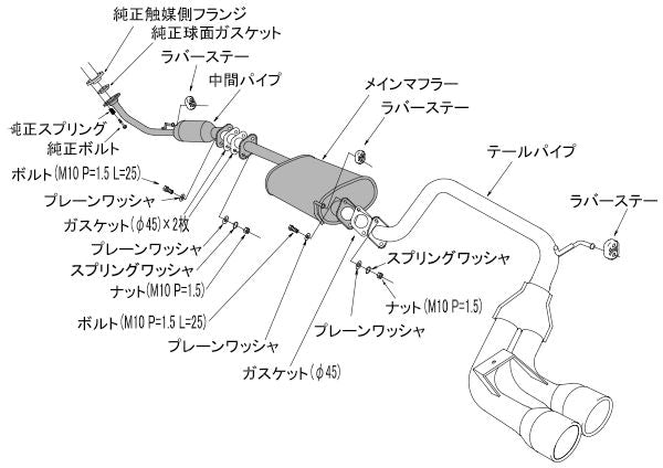 HKS クールスタイルII ホンダ N-WGN DBA-JH1 2013/11〜2019/08 31028-AH010