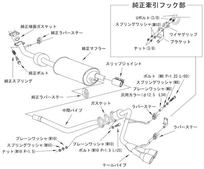 アルトワークス HA36S マフラー HKS クールスタイルII 31028-AS011 クールスタイル2 ALTO WORKS スポーツマフラー