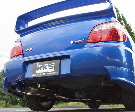 HKS スーパーターボマフラー スバル インプレッサWRX STI GH-GDB 2000/10〜2004/05 31029-AF002