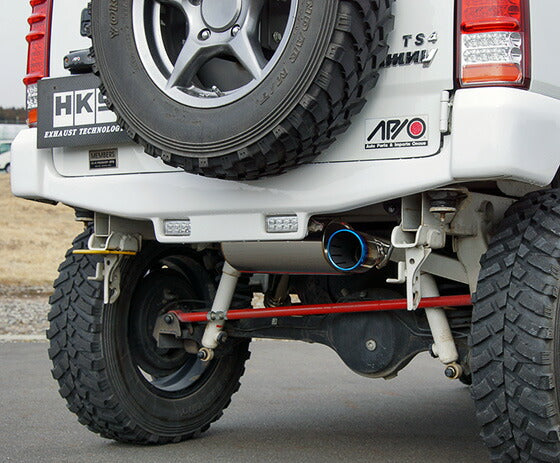 HKS スーパーターボマフラー スズキ ジムニー GF-JB23W/GH-JB23W/TA-JB23W/ABA-JB23W 1998/10〜2018/06 31029-AS002