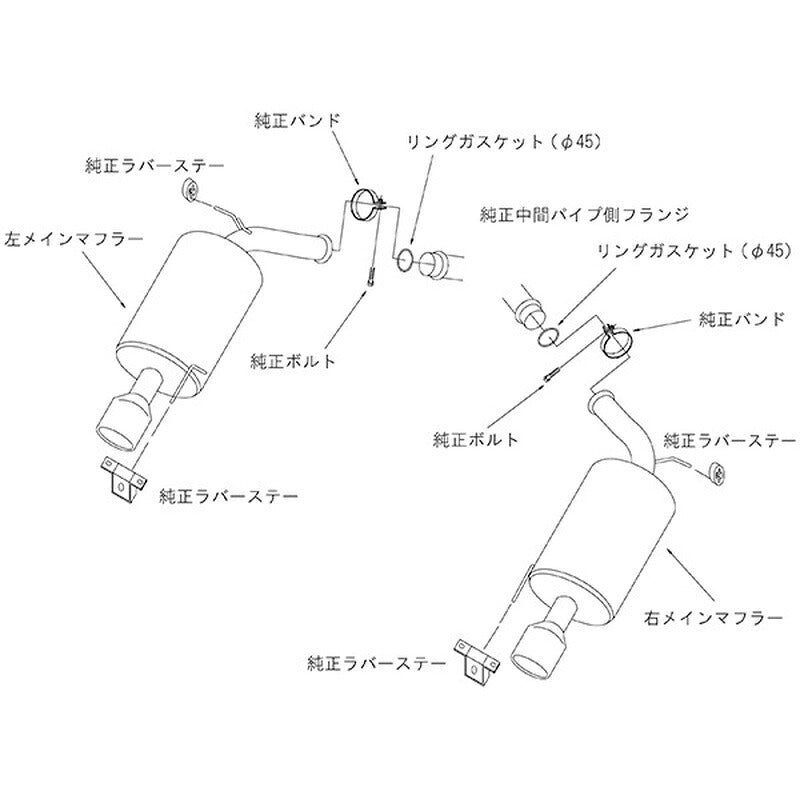 HKS LEGAMAX Premium スカイライン KV36 08/12-13/10 【32018-AN019】 マフラー LEGAMAX Premium エッチケーエス リーガマックスプレミアム