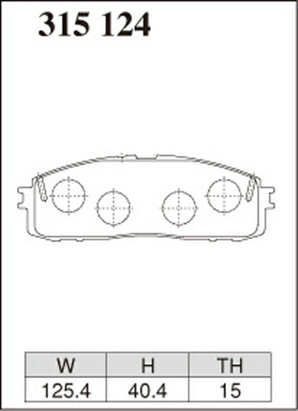 DIXCEL ブレーキパッド ECタイプ トヨタ ソアラ GZ20/MZ20/MZ21 1986/01〜1991/04 リア左右セット 315124