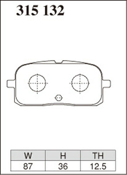DIXCEL ブレーキパッド R01タイプ トヨタ カローラII/ターセル/コルサ EL31 1986/05〜1990/09 リア左右セット 315132