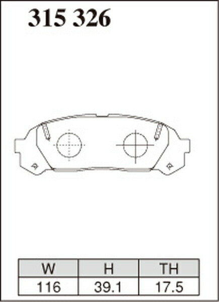 DIXCEL ブレーキパッド Sタイプ トヨタ マークII/クレスタ/チェイサー JZX100 1996/09〜2001/06 リア左右セット 315326