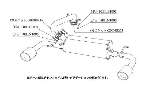 柿本改 Class KR マツダスピードアクセラ DBA-BL3FW 2009/6〜2013/11 【Z71322】 マフラー カキモト カキモト クラスKR