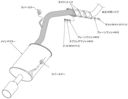 HKS リーガル ニッサン ノート DBA-E12 2016/11〜 32008-AN013