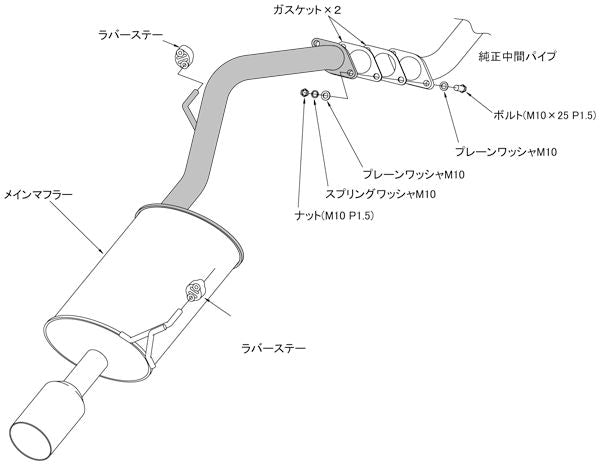 HKS リーガル ニッサン ノートe-power DAA-HE12 2016/11〜 32008-AN013