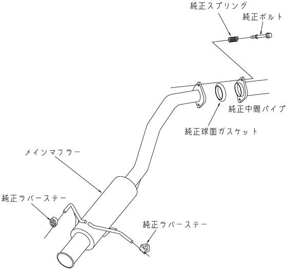 HKS サイレントハイパワー ホンダ フィット DBA-GK5 2013/09〜2020/01 32016-AH031