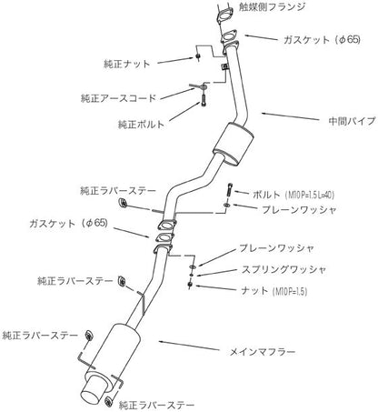 HKS サイレントハイパワー ニッサン シルビア GF-S15 1999/01〜2002/08 32016-AN013