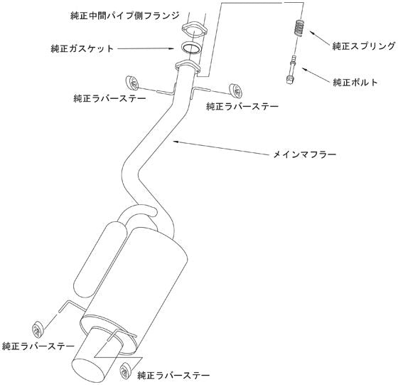 HKS サイレントハイパワー トヨタ アルテッツァ GF-SXE10/GH-SXE10 1998/10〜2005/08 32016-AT019