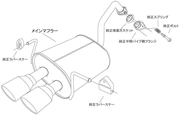 ヴェゼル RU3 マフラー HKS リーガマックスプレミアム 32018-AH031