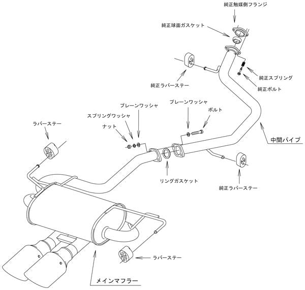 カローラスポーツ ZWE211H マフラー HKS リーガマックススポーツ 32018