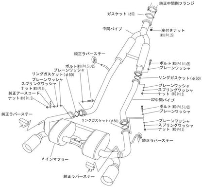 HKS スーパーサウンドマスター ニッサン フェアレディZ CBA-Z33 2007/02〜2008/11 32023-AN002