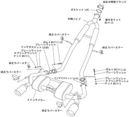 HKS スーパーサウンドマスター ニッサン フェアレディZ CBA-Z34/4BA-Z34 2008/12〜 32023-AN003