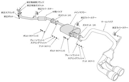 HKS クールスタイルII ホンダ N-BOX DBA-JF1 2013/12〜2017/08 32024-AH007