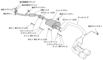 HKS クールスタイルII ホンダ N-WGN DBA-JH1 2013/11〜2019/08 32024-AH009