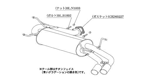 柿本改 Class KR アクセラセダン DBA-BM5FP 2013/11〜2019/5 【Z71329】 マフラー カキモト カキモト クラスKR