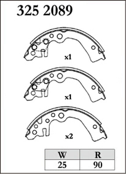 DIXCEL ブレーキシュー RGMタイプ ニッサン キューブ BZ11/YZ11 2002/10〜2008/10 リア左右セット 3252089