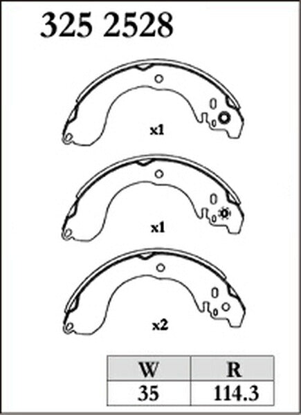 DIXCEL ブレーキシュー RGMタイプ ニッサン キューブキュービック BGZ11 2005/05〜 リア左右セット 3252528