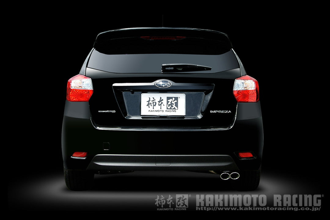 柿本改 KRnoble Ellisse クリスタル インプレッサスポーツ ハイブリッド DAA-GPE 2015/7〜2016/10 【B52345A】 マフラー カキモト カキモト KRノーブルエリッセ クリスタル