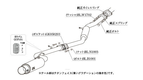 柿本改 GTbox 06&S オーリス DBA-ZRE186H '15 4_M C後 2015/4〜2018/3 【T443150】 マフラー カキモト カキモト GTボックス 06&S