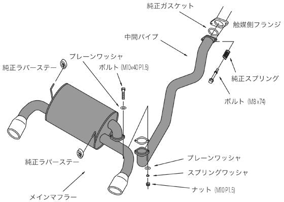 HKS リーガル ホンダ ビート E-PP1 1991/05〜1996/01 3302-SH012